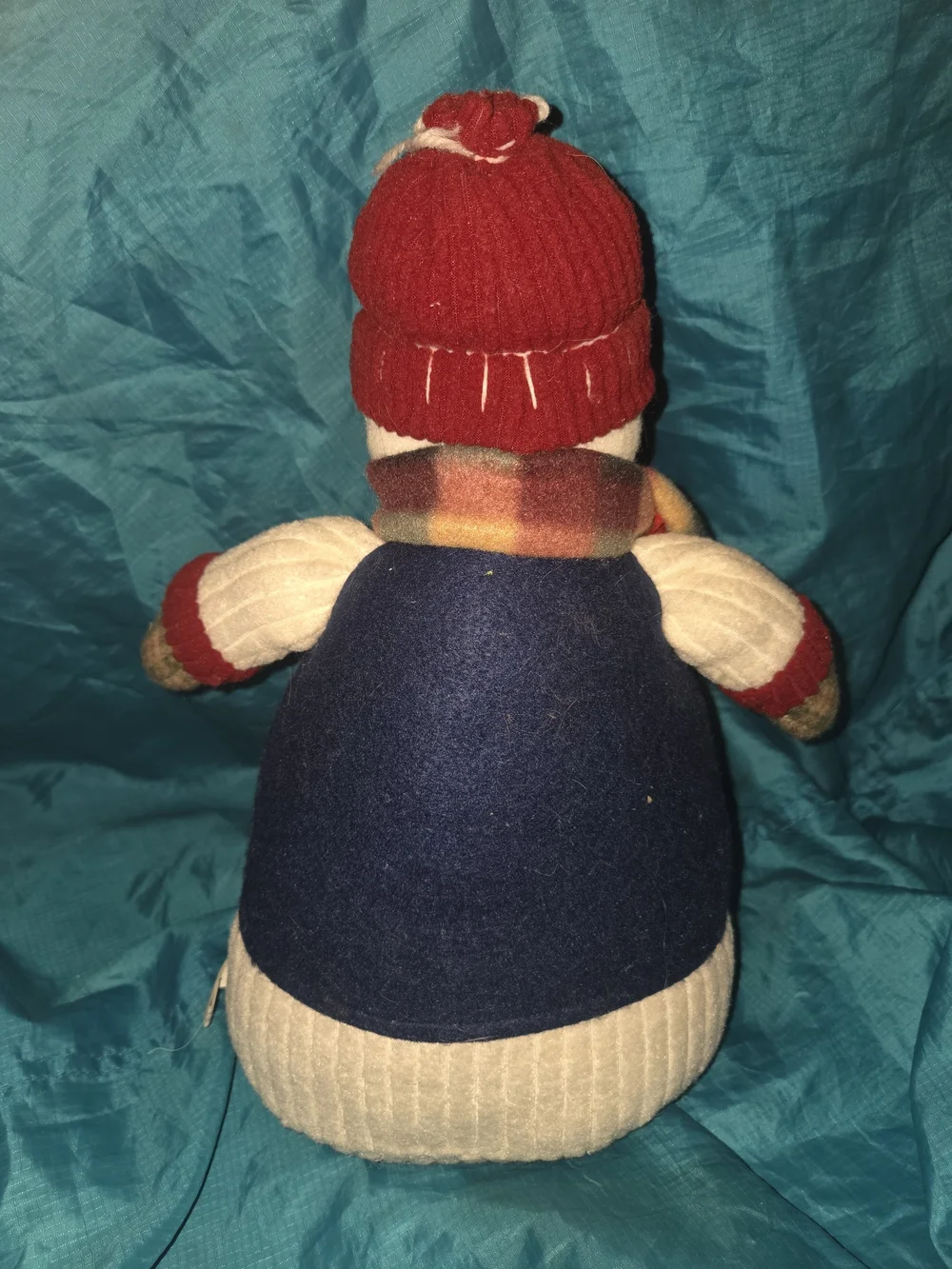 Weighted Holiday Snowman Plush Decor